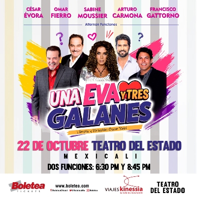 MBTE261022 UNA EVA Y TRES GALANES | MEXICALI