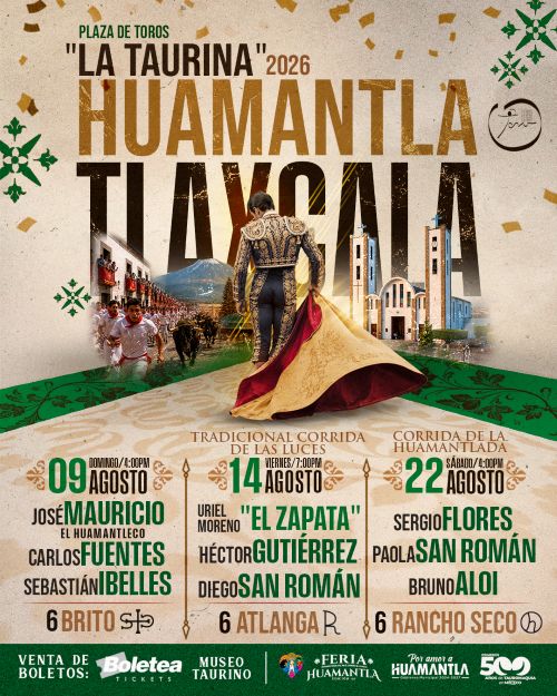 HTCF26 CORRIDAS DE FERIA HUAMANTLA 2026