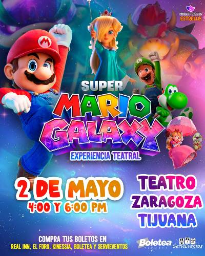 TBTZ260502 SUPER MARIO GALAXY |EXPERIENCIA TEATRAL