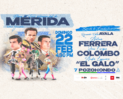 MYPM260222 GRAN CORRIDA DE BANDERILLEROS | PLAZA DE TOROS MERIDA