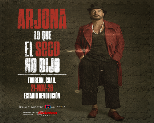 TCER261121 RICARDO ARJONA | ESTADIO REVOLUCION