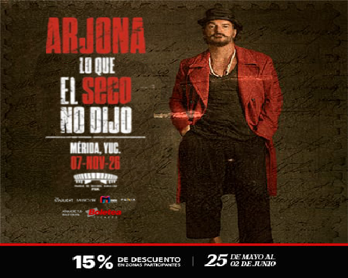 MYEK261107 RICARDO ARJONA | ESTADIO KUKULCAN ALAMO
