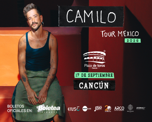 CQPT260917 CAMILO TOUR MEXICO 2026 | PLAZA DE TOROS CANCUN
