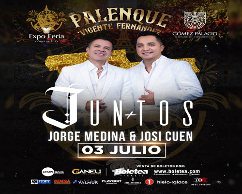GPD260703 JUNTOS JORGE MEDINA & JOSI CUEN - PALENQUE GOMEZ PALACIO