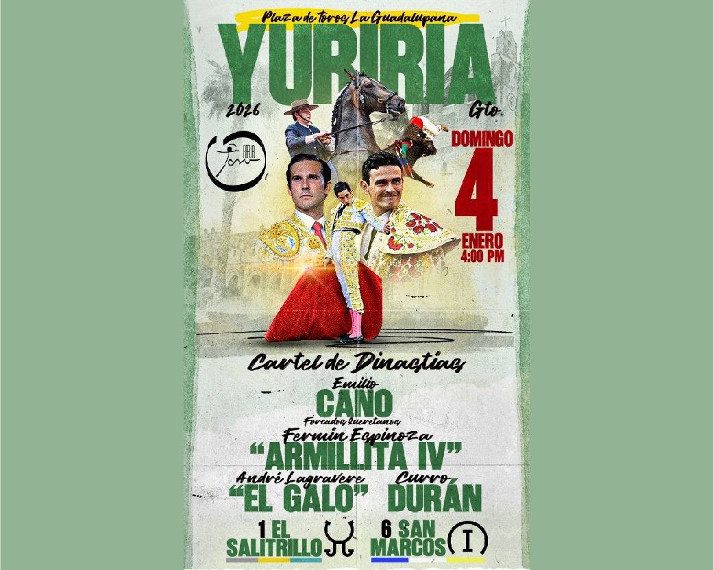 YGPG260104 CARTEL DE DINASTIAS - YURIRIA 2026
