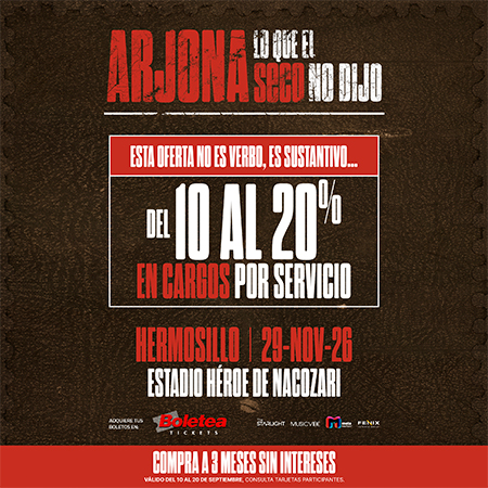 HSHN261129 RICARDO ARJONA | ESTADIO HEROE DE NACOZARI